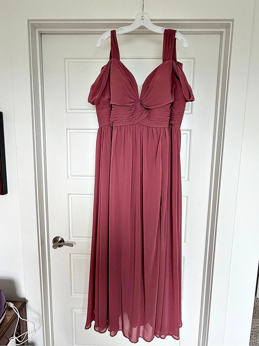 Azazie Lianne Bridesmaid Dress – Desert Rose – Size A18